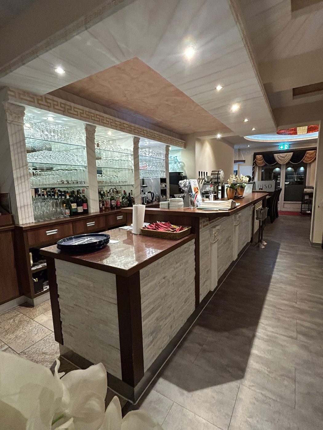 Theke und Bar
